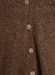Strickjacke mit Zierkn&ouml;pfen und V-Ausschnitt, Braun, Packshot image number 2