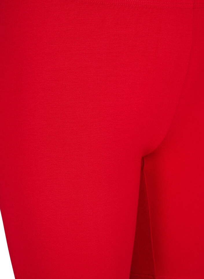 Einfarbige Basic Radlershorts, Rot, Packshot image number 2