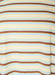 Gestreiftes T-Shirt aus Bio-Baumwolle, Braun, Packshot image number 2