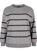 Sweatshirt mit Streifen, MGM w. Black Stripe, Packshot image number 0