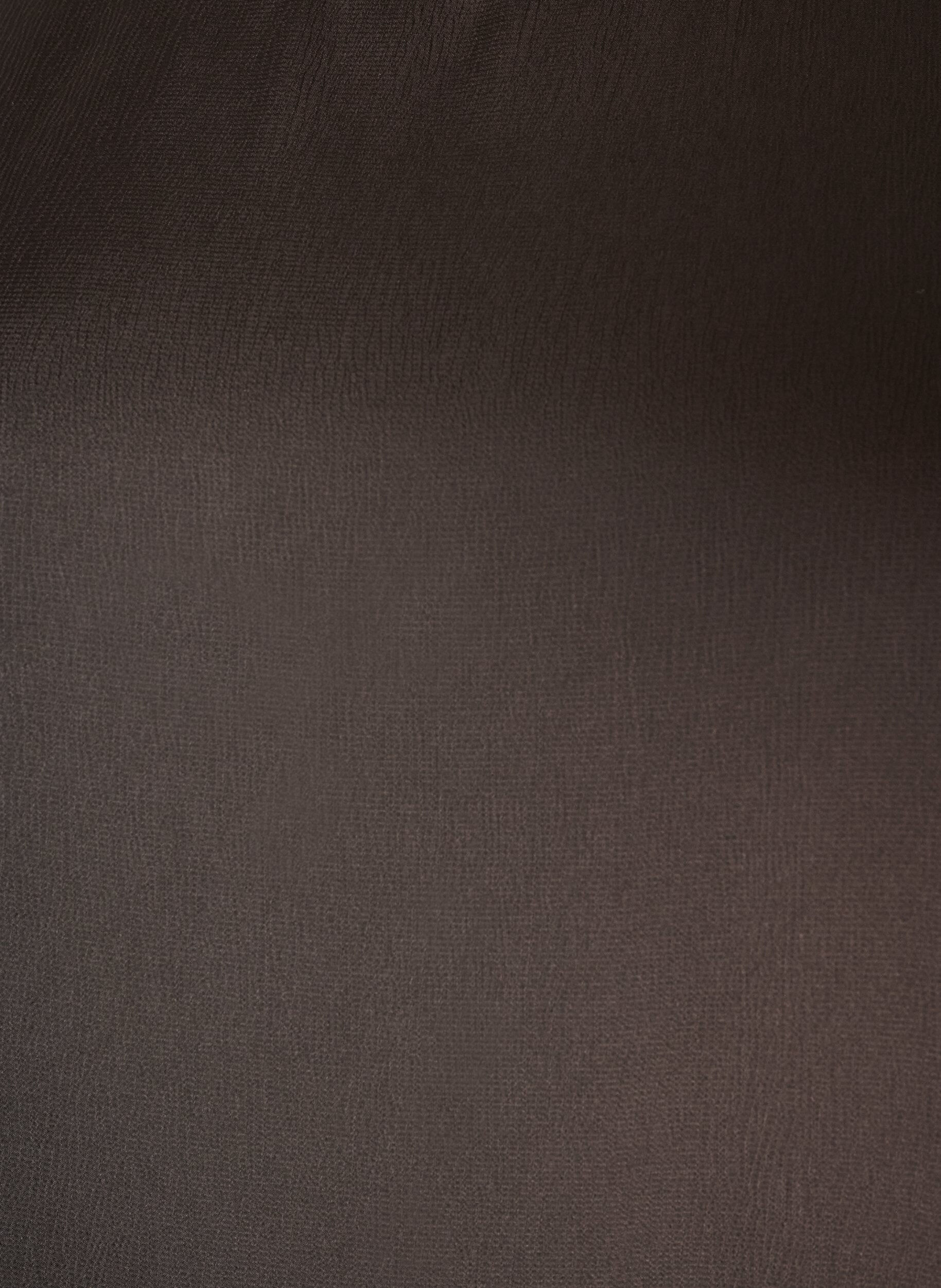 ZizziBluse aus Satin mit ellenbogenlangen &Auml;rmeln, Braun, Packshot image number 2