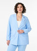 Klassischer Blazer mit Knopfverschluss, Blau, Model image number 0