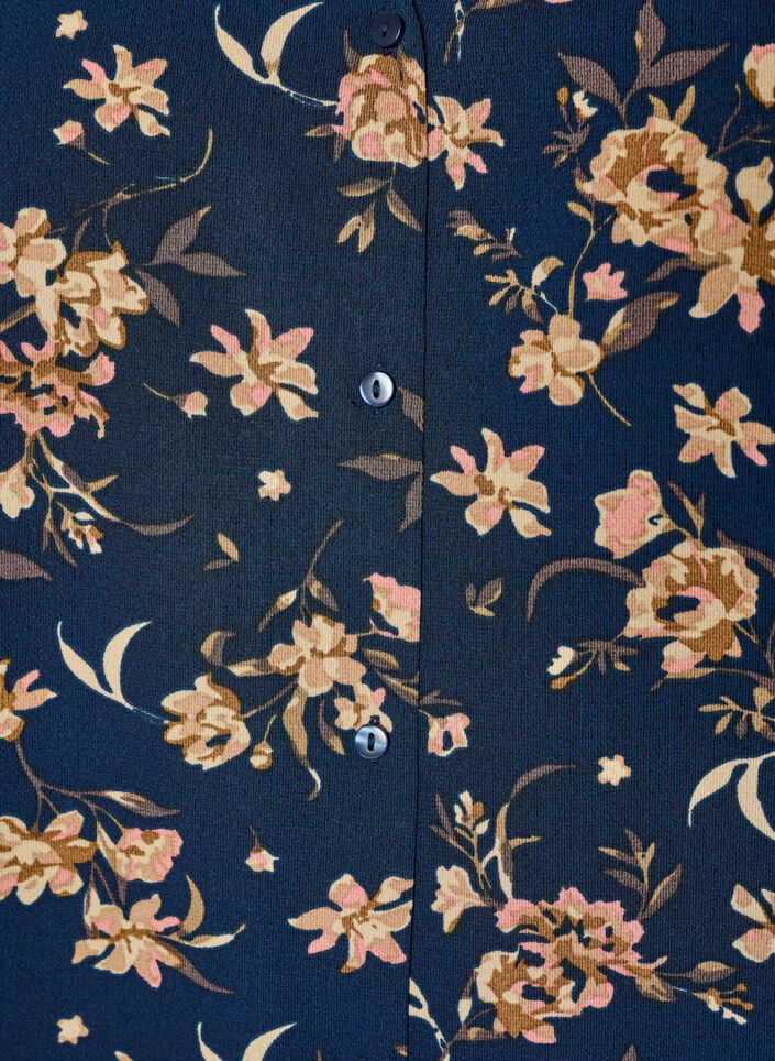 Hemdbluse mit 1/2-&Auml;rmeln, Blau, Packshot image number 2