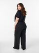 Hose mit weitem Bein, Schwarz, Model image number 2