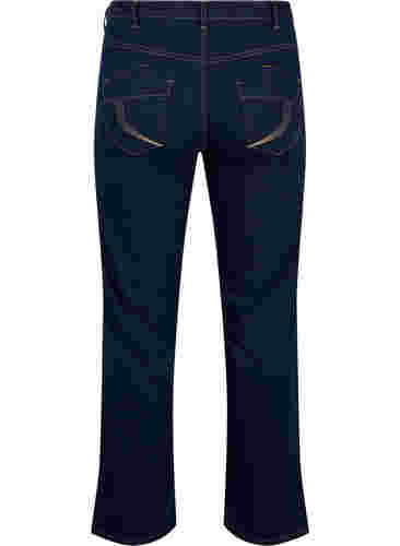 Regular Fit Gemma Jeans mit hoher Taille, Blue denim, Packshot image number 1
