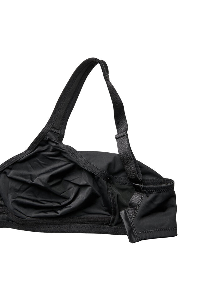 Bequemer BH mit gepolsterten Tr&auml;gern, Schwarz, Packshot
