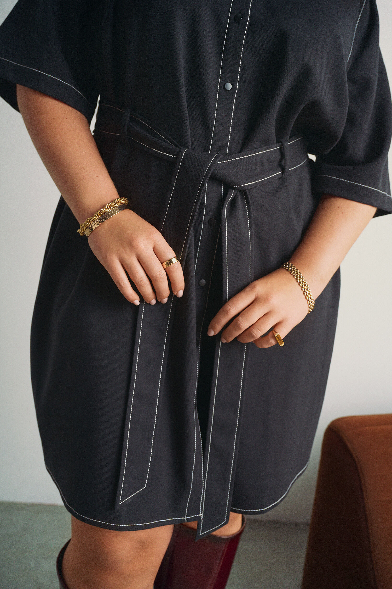 Zizzi Hemdkleid, , Model