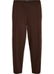 Lockere Hose aus Jersey mit hoher Taille, Braun, Packshot image number 0