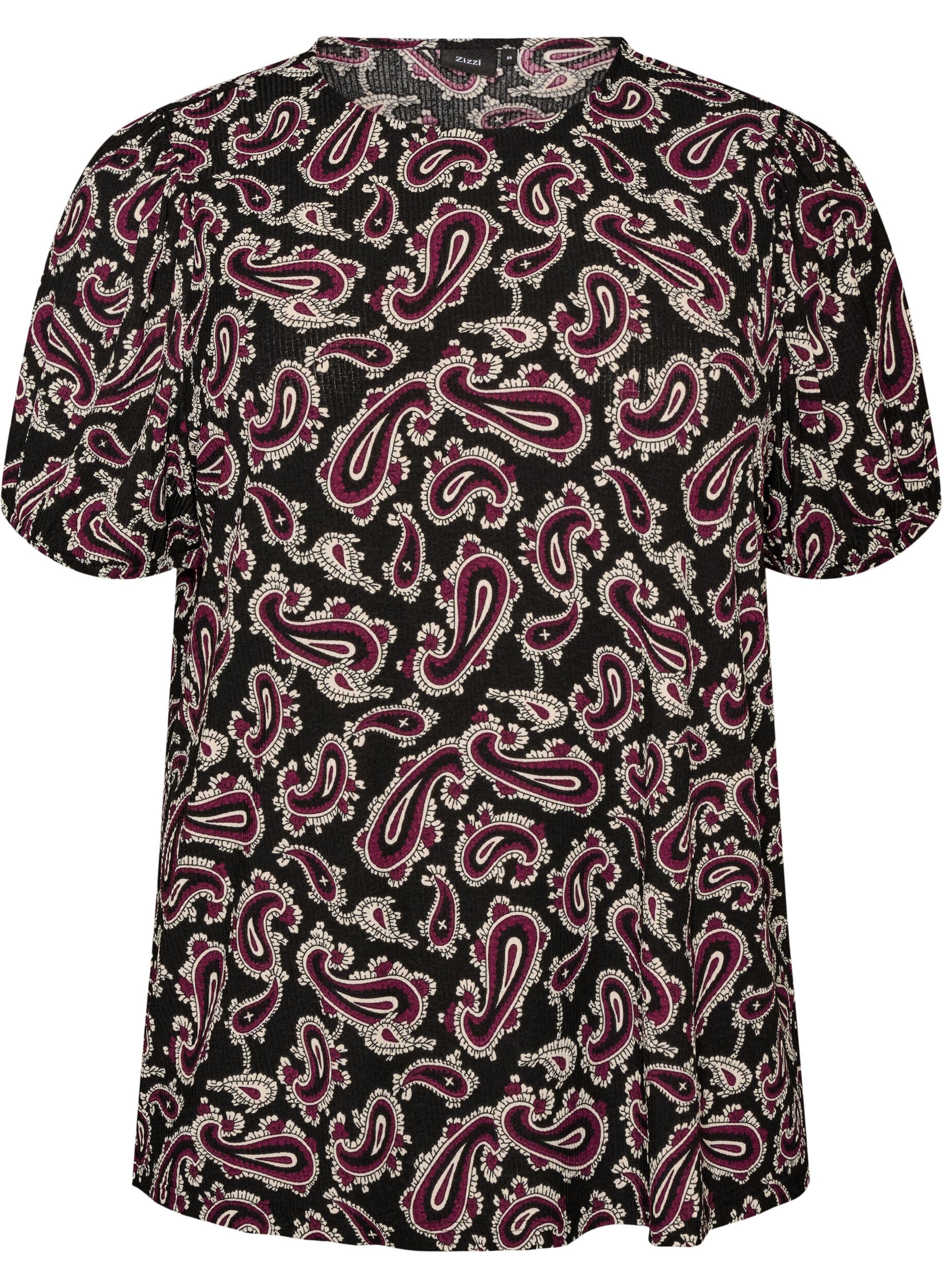 Bluse mit langen &Auml;rmeln und Paisleymuster