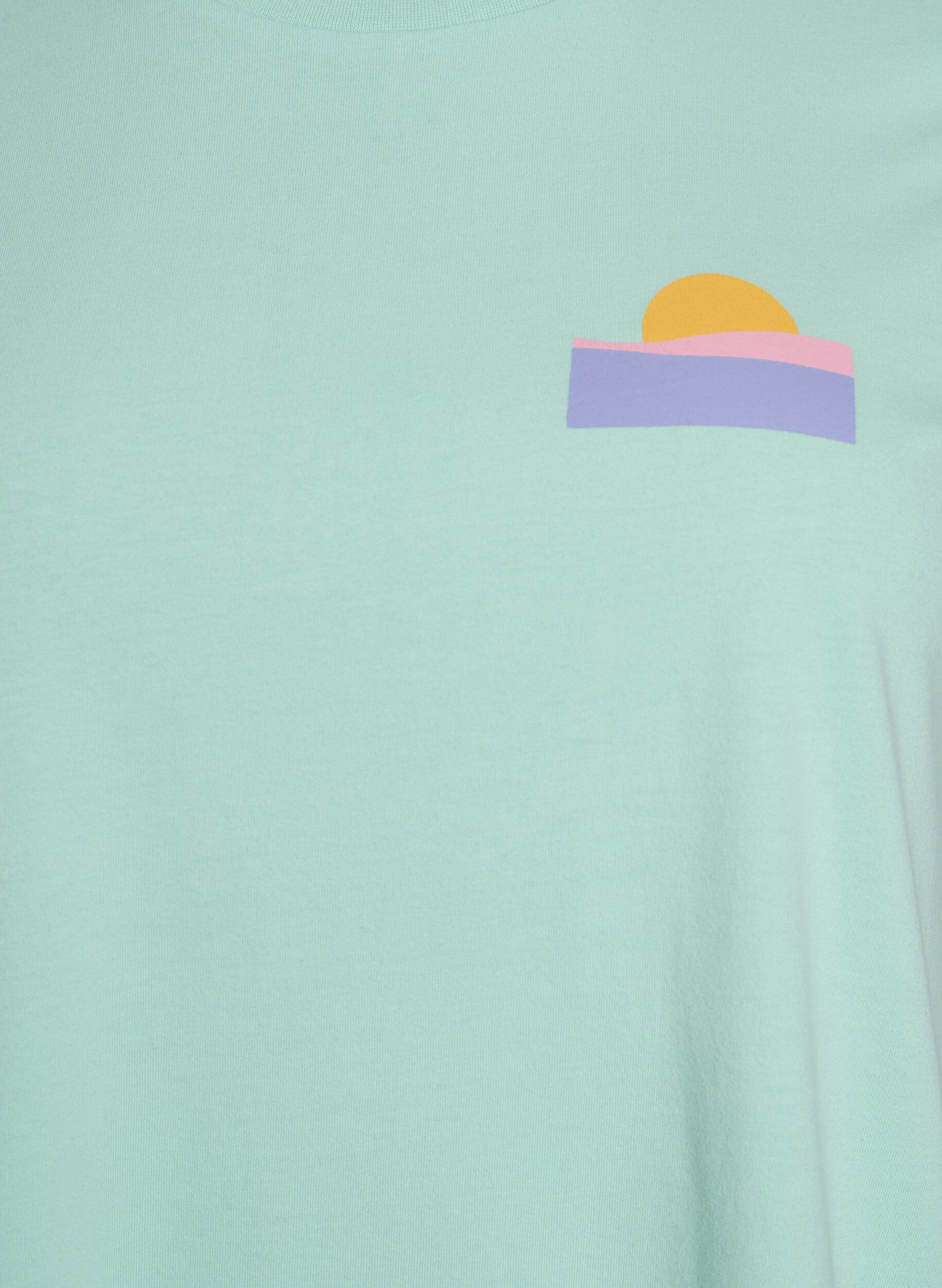 Zizzi T-Shirt aus Bio-Baumwolle mit R&uuml;ckenprint, Gr&uuml;n, Packshot image number 2