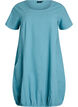 Kurzarm Kleid aus Baumwolle, Blau, Packshot image number 0