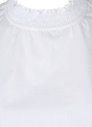 Hemdkragen mit Smock, Bright White, Packshot image number 2