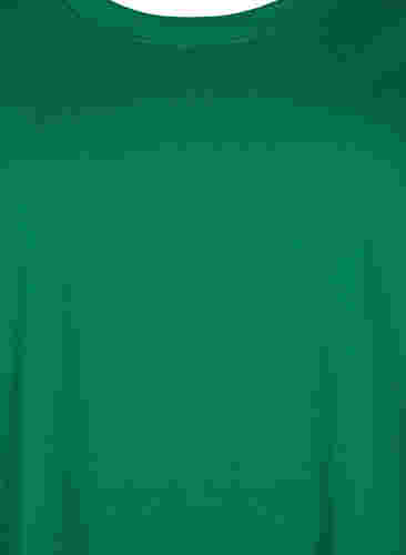 Sweatshirtkleid mit kurzen Ärmeln und Schlitzen, Jolly Green, Packshot image number 2