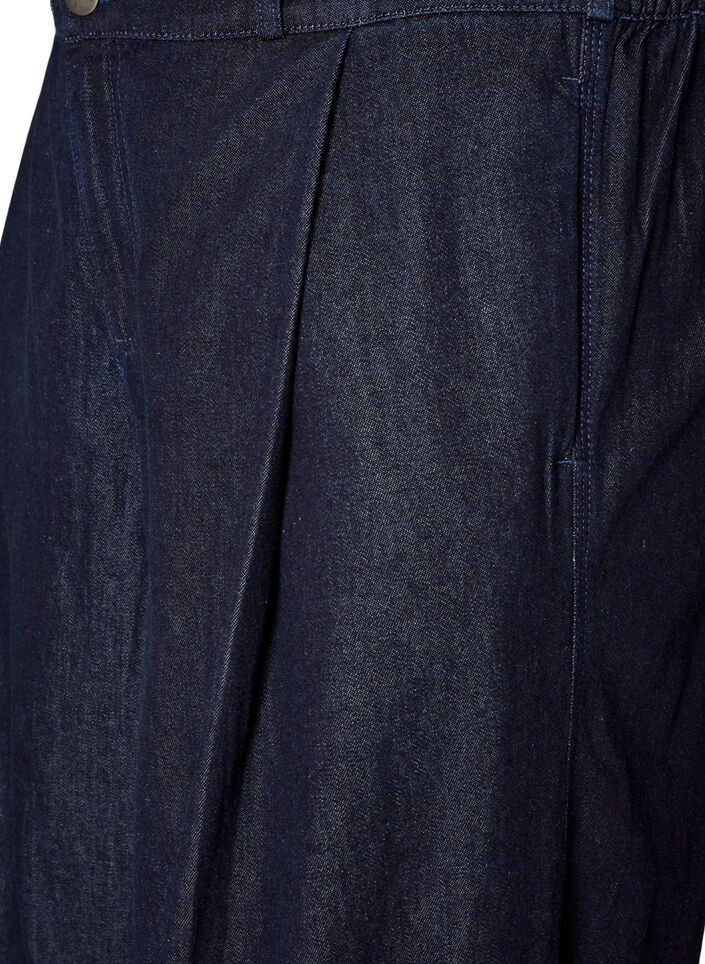 Balloon Jeans mit hoher Taille, Blau, Packshot image number 2