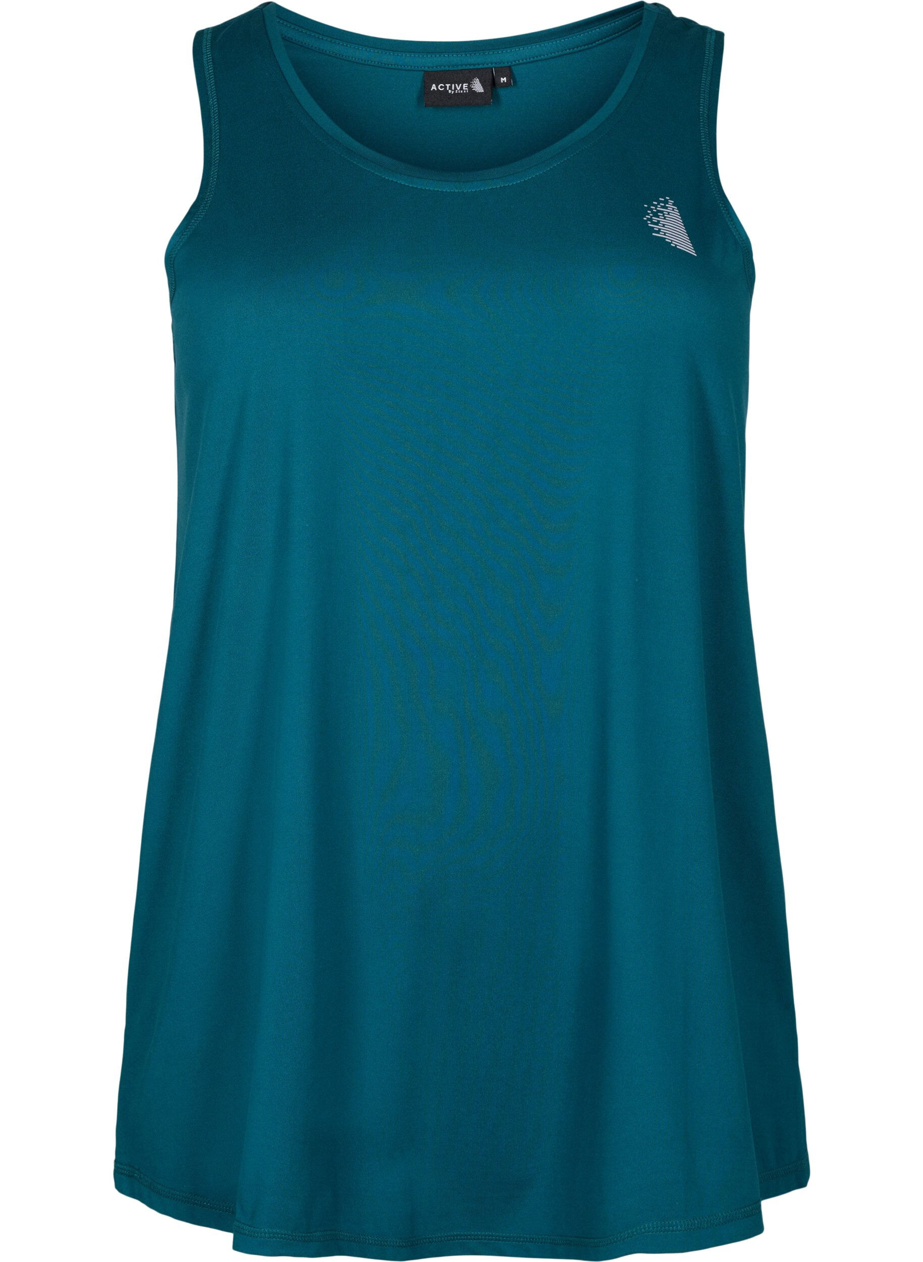 Zizzi Trainingsoberteil mit Rundhalsausschnitt, Deep Teal, Packshot image number 0