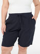 Lockere Shorts aus Baumwolle mit Taschen, Blau, Model image number 3