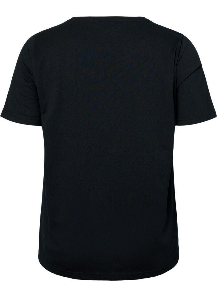 FLASH - 2er-Pack T-Shirt mit Motiv, Black/Port Royale , Packshot image number 2