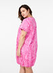 Kurzärmliges Baumwollkleid mit Print, Pink, Model image number 2