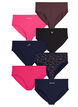 7er-Pack Slips mit normaler Taillenh&ouml;he, Pink, Packshot image number 0