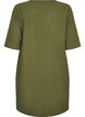 Kleid aus Baumwolle mit kurzen &Auml;rmeln und Taschen, Gr&uuml;n, Packshot image number 1