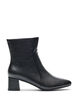 Extra-Weite - Stiefeletten mit Blockabsatz, Schwarz, Packshot image number 0