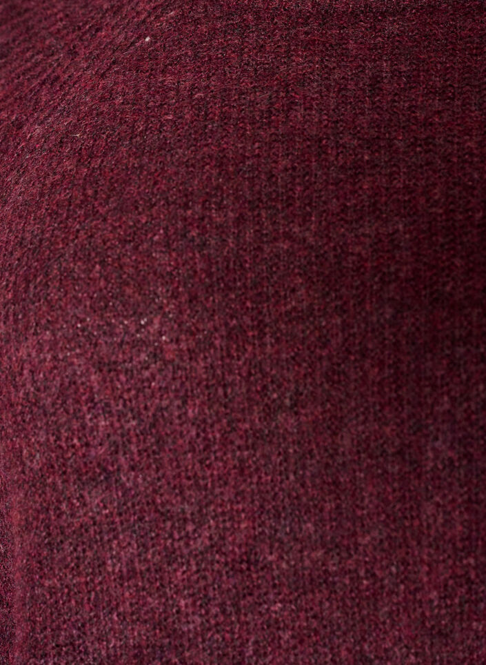 Ripppullover mit 3/4-&Auml;rmeln, Rot, Packshot image number 2