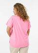 T-Shirt aus Baumwolle mit Frontprint, Pink, Model image number 2