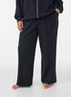Lockere Hose aus Jersey mit hoher Taille und Taschen, Schwarz, Model image number 2