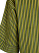 Lockere gestreifte Bluse mit 3/4-&Auml;rmeln, Gr&uuml;n, Packshot image number 3