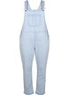 Gestreifte Jeans-Latzhosen, Blau, Packshot image number 0