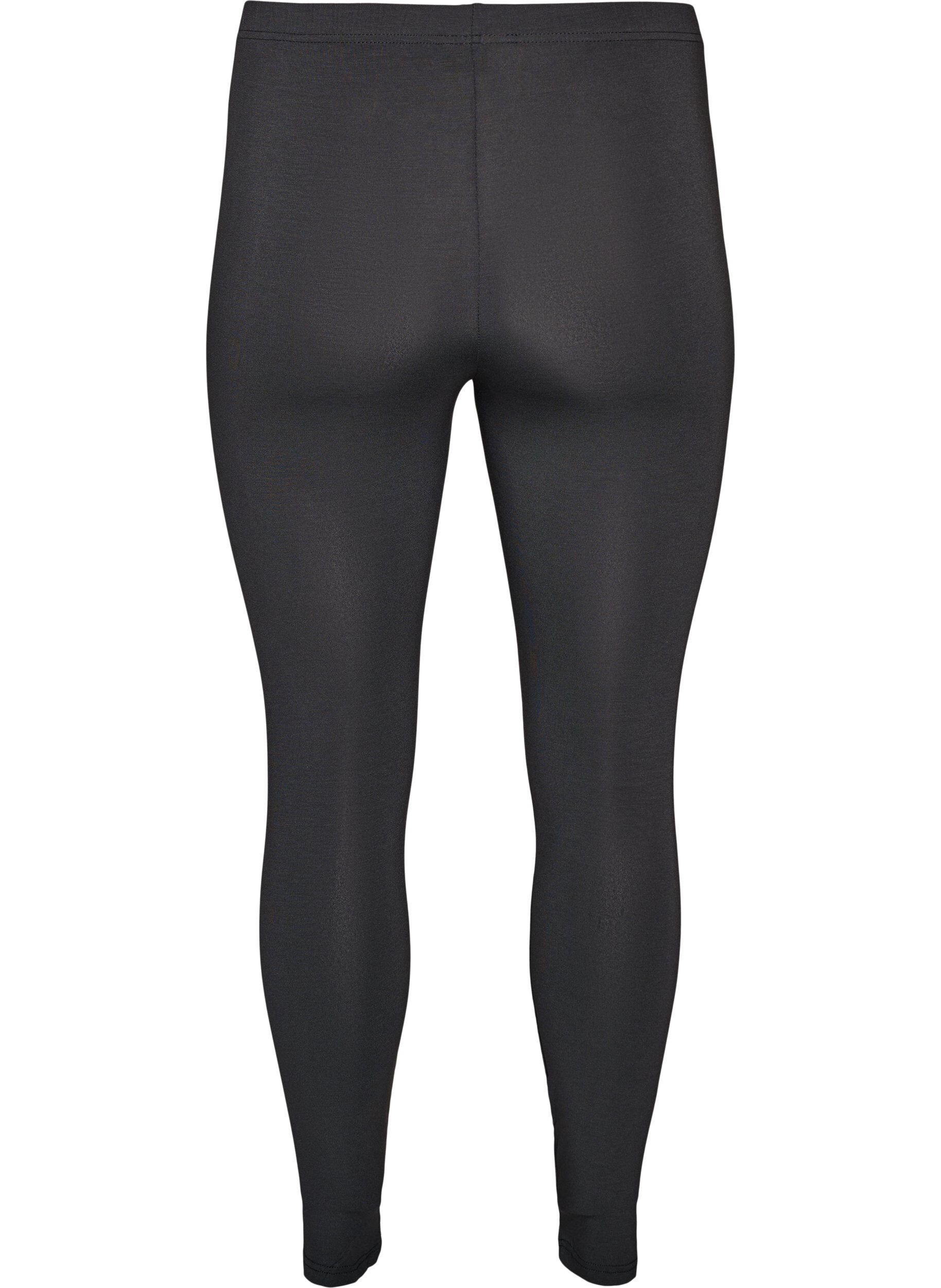 ZizziBasic-Leggings aus Viskose, Grau, Packshot image number 1