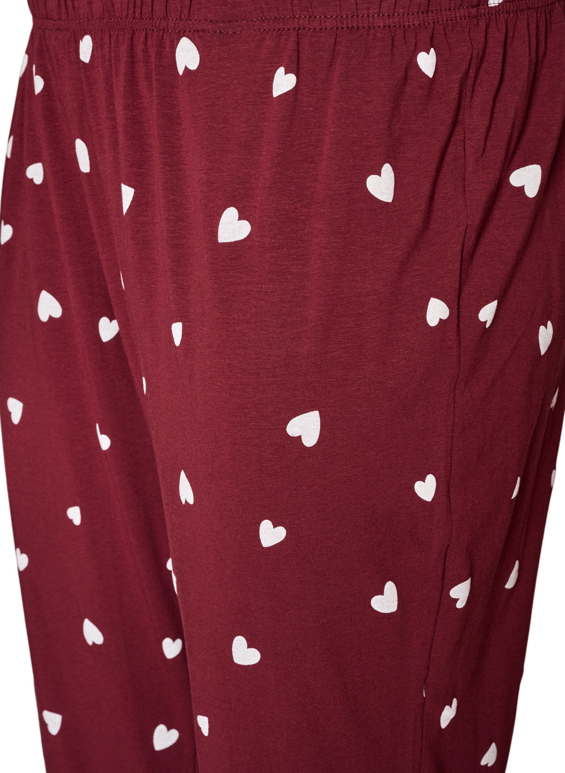 ZizziBedruckte Pyjamahose, Rot, Packshot image number 2