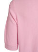 Bluse aus Strick mit kurzen Ärmeln, Pink, Packshot image number 3