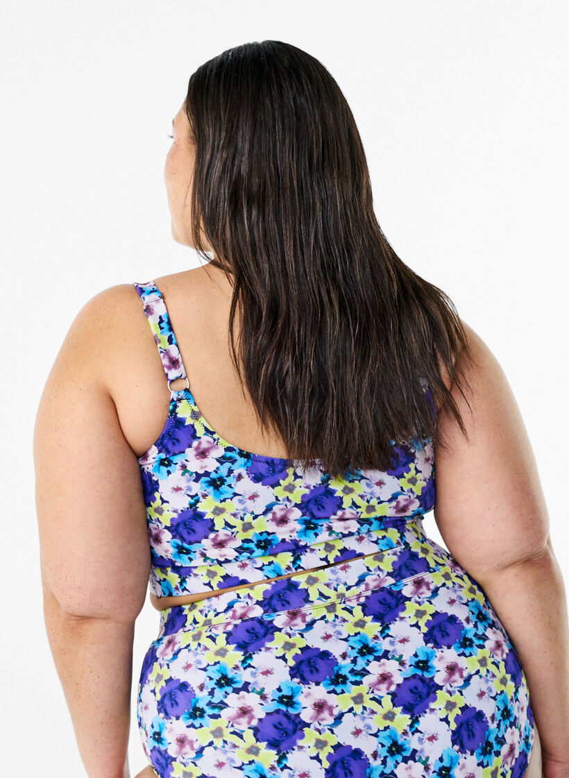 Bikinioberteil mit verstellbaren Trägern, Lila, Model image number 2