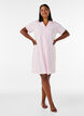 Nachthemd aus Baumwolle mit Knopfleiste, Pink, Model image number 1