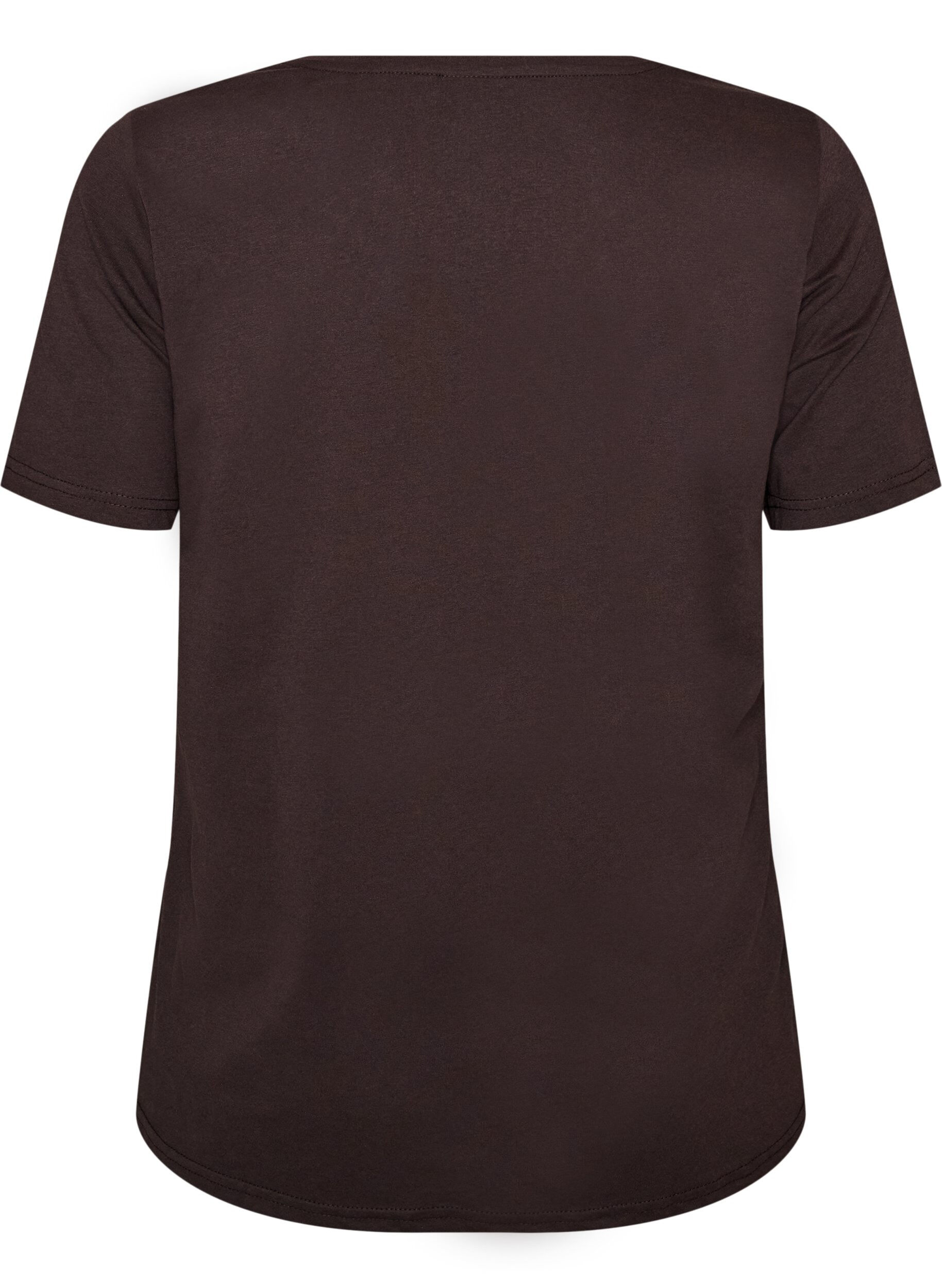 ZizziT-Shirt mit Print, Braun, Packshot image number 1