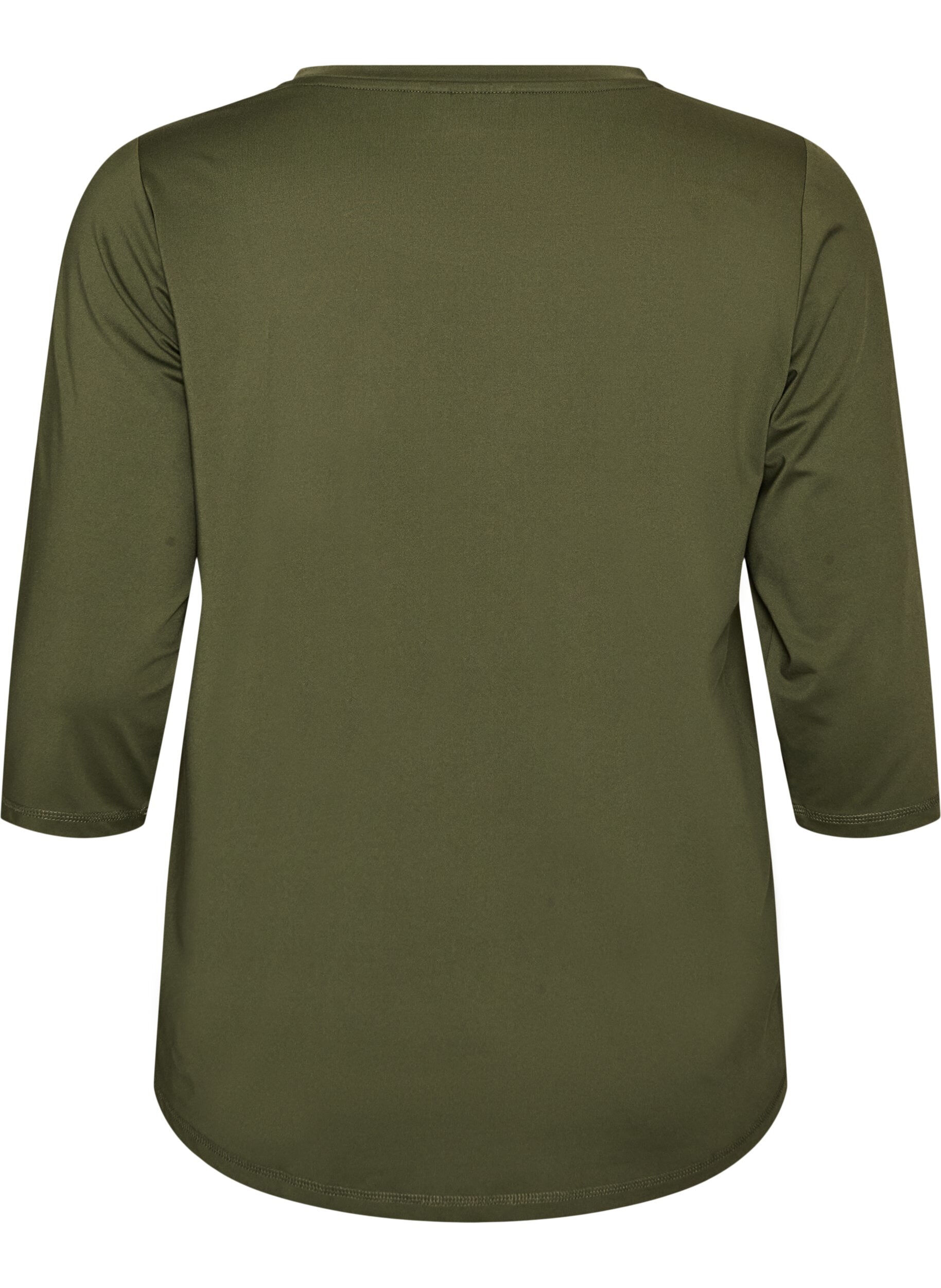 ZizziTrainingsshirt mit 3/4-&Auml;rmeln, Gr&uuml;n, Packshot image number 1