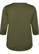 Trainingsshirt mit 3/4-&Auml;rmeln, Gr&uuml;n, Packshot image number 1