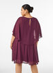 Kurzes Chiffon-Partykleid mit Lagen-Effekt, Rot, Model image number 2