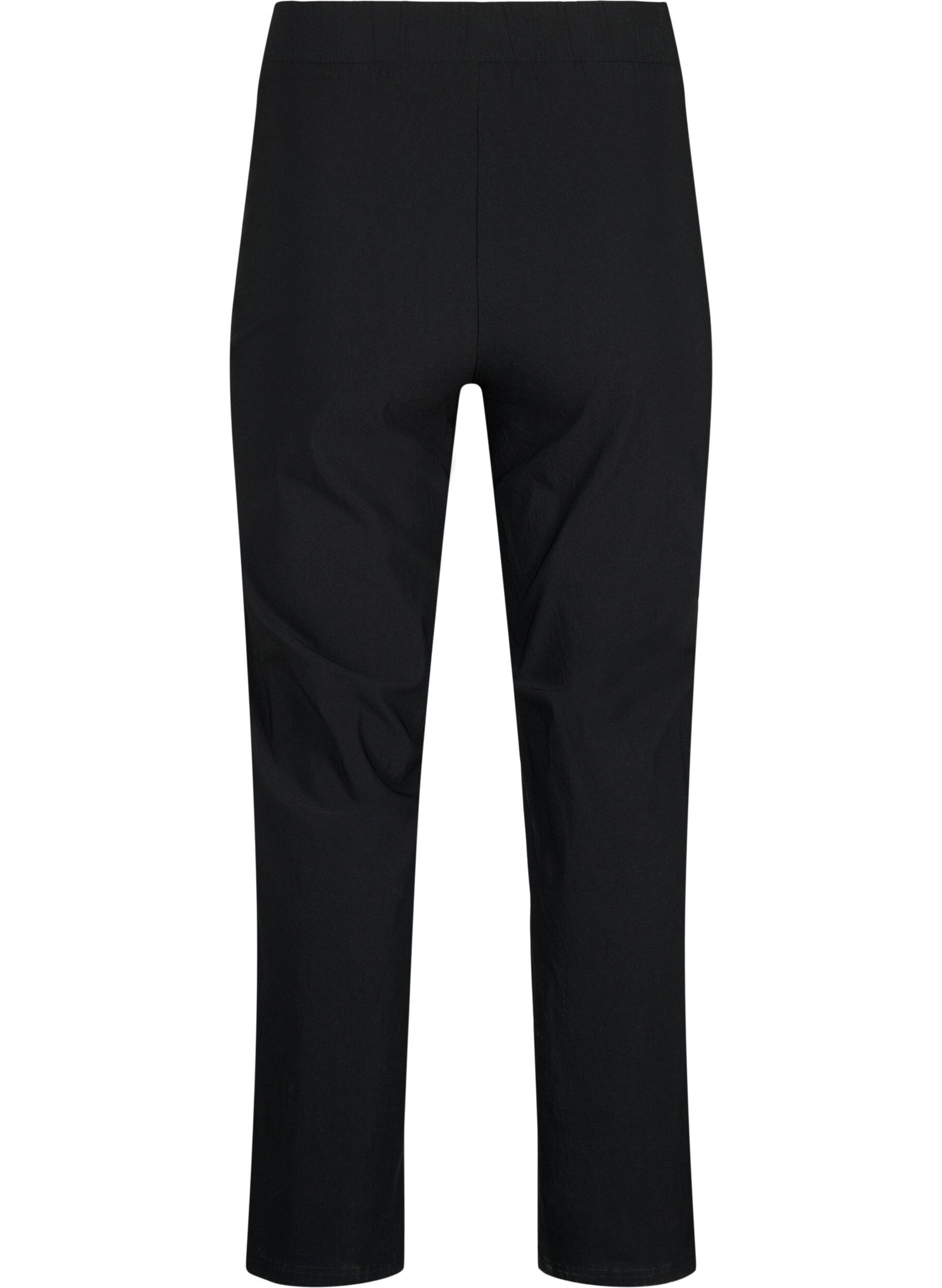 Zizzi Dehnbare Hose aus Viskose, Schwarz, Packshot image number 1