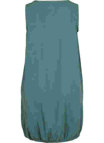 Ärmelloses Kleid aus Baumwolle, Sea Pine, Packshot image number 1