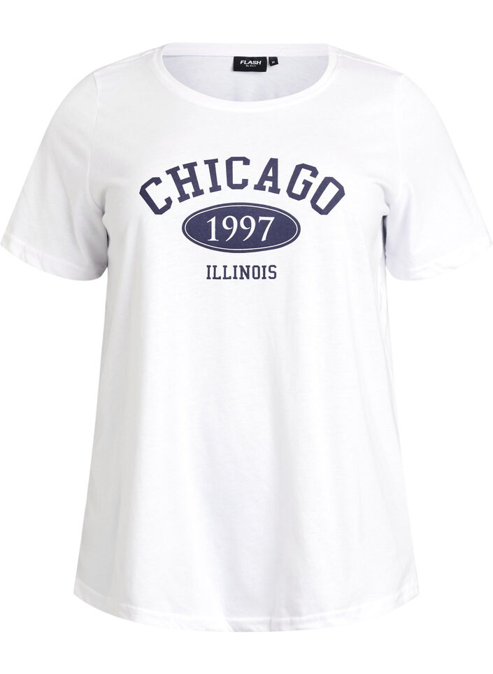 FLASH - T-Shirt mit Print, Weiß, Packshot image number 0