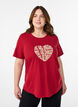 FLASH - T-Shirt mit Print., Rot, Model image number 0