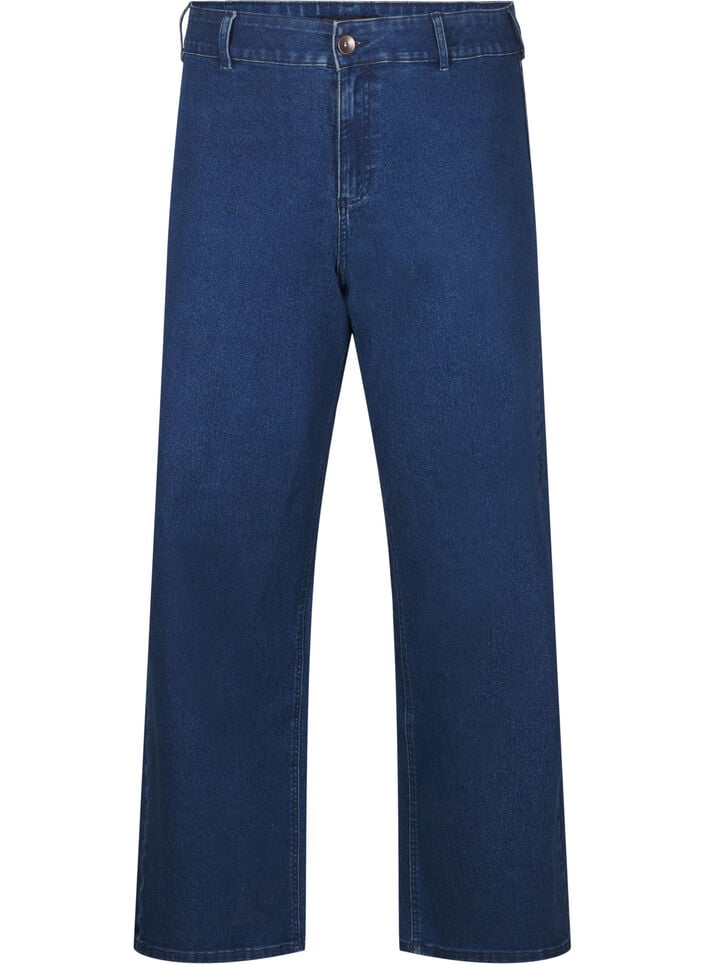 Jeans mit weiter Passform, Blau, Packshot image number 0
