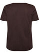 T-Shirt aus Baumwolle mit Frontprint, Braun, Packshot image number 1