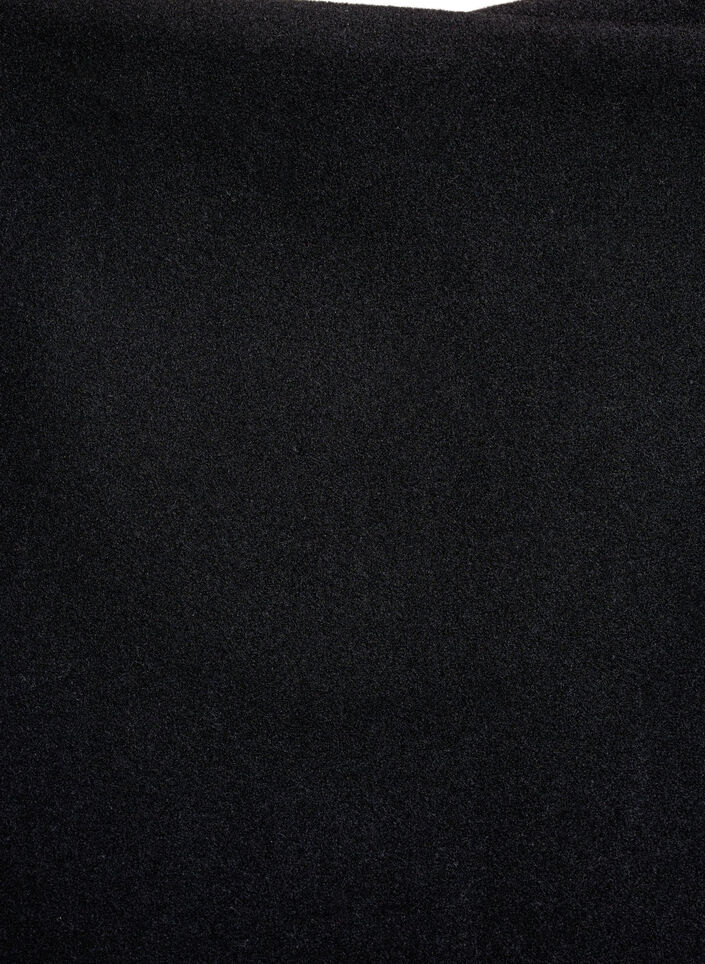 Wickel-Minirock mit Knopfdetails, Schwarz, Packshot image number 2