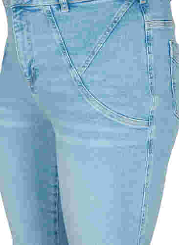 Hochtaillierte Amy-Jeans mit super schmaler Passform, Light blue, Packshot image number 2