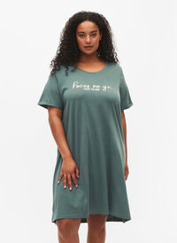 Kurzärmeliges Nachthemd aus Bio-Baumwolle, Balsam W. Enjoy, Model