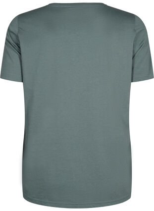 FLASH - T-Shirt mit Motiv, Balsam Green Star, Packshot image number 1