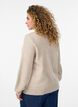 Strickjacke aus weichem Strick mit goldfarbenen Kn&ouml;pfen, Beige, Model image number 2